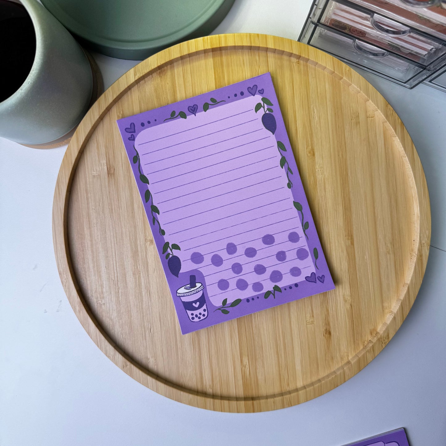 Pastel Taro Lavender Notepad