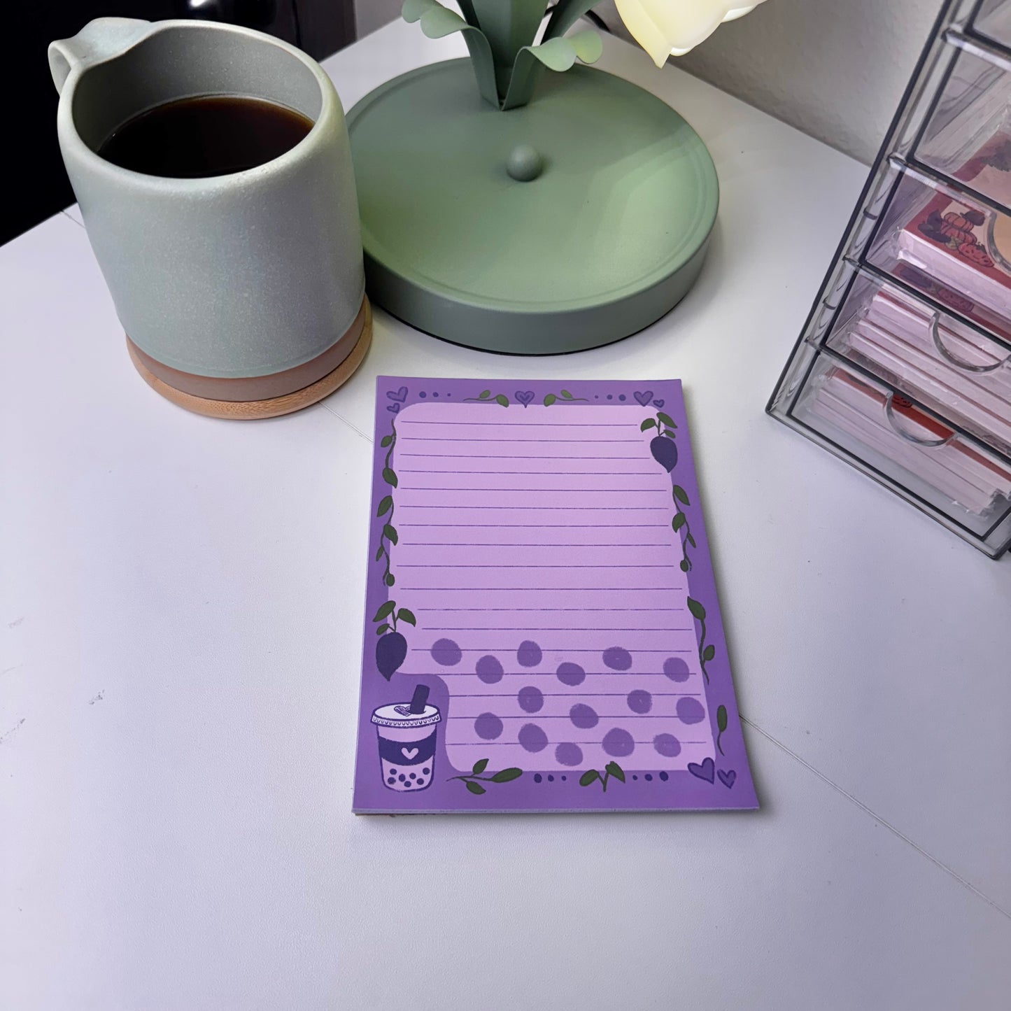 Pastel Taro Lavender Notepad