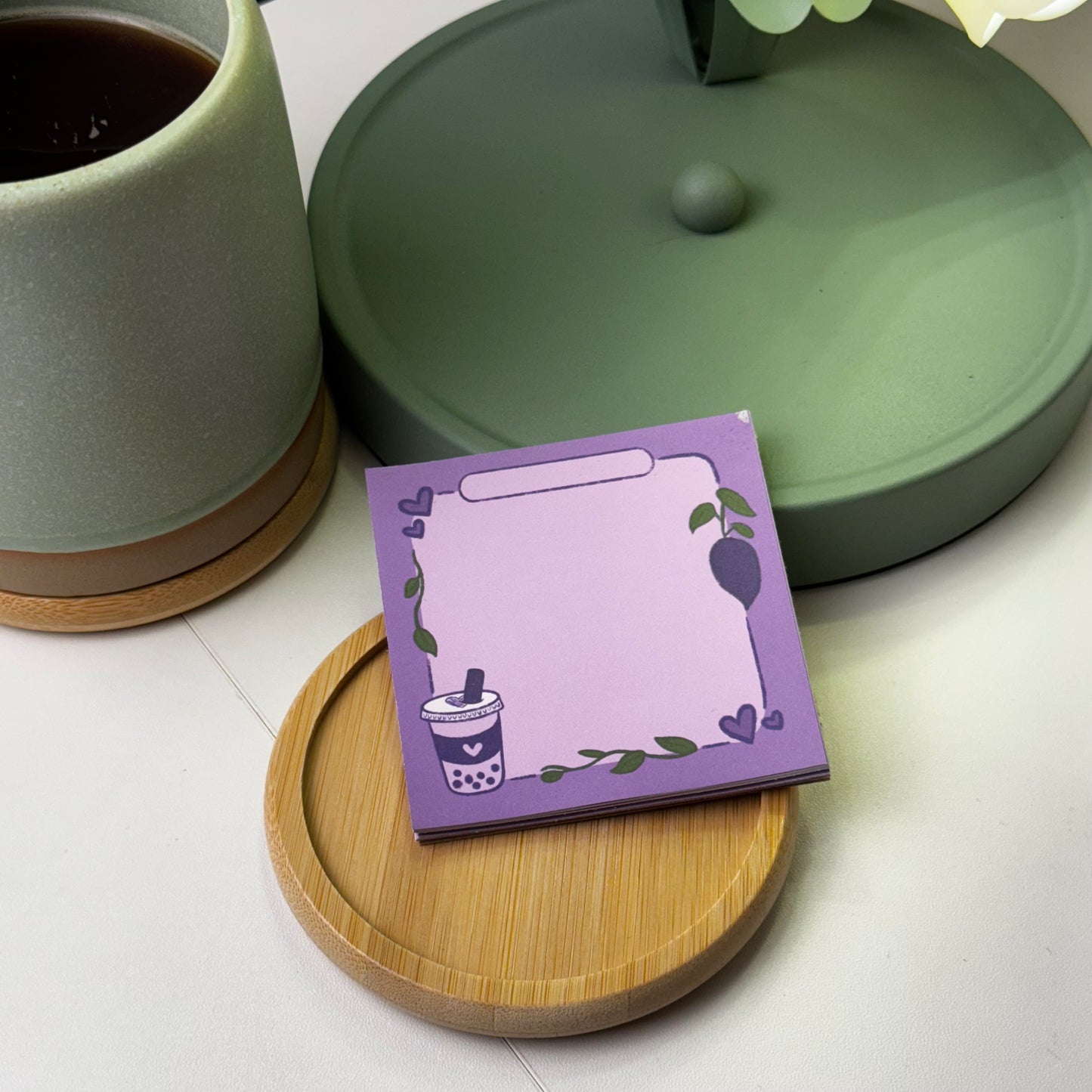 Pastel Taro Lavender Sticky Note