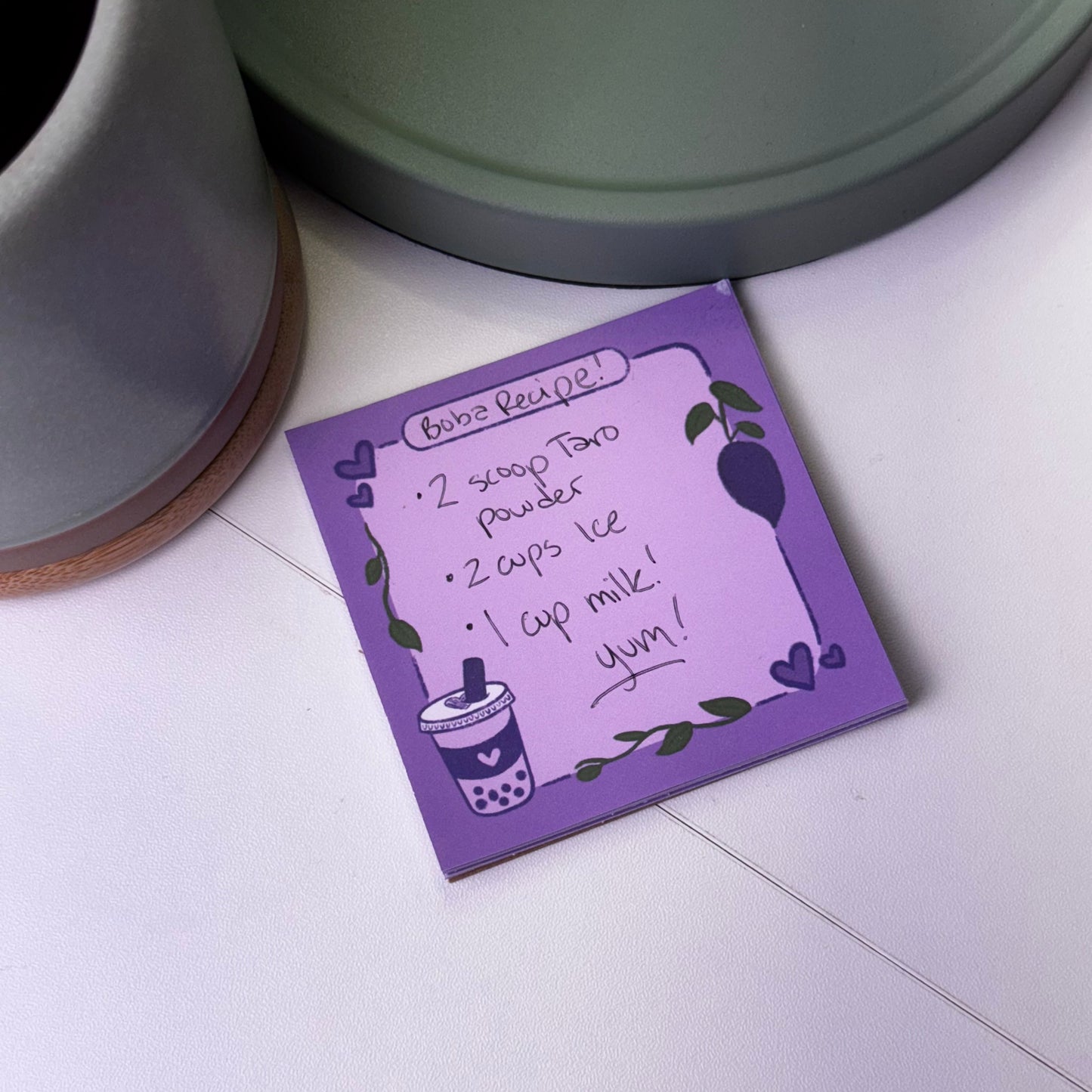 Pastel Taro Lavender Sticky Note
