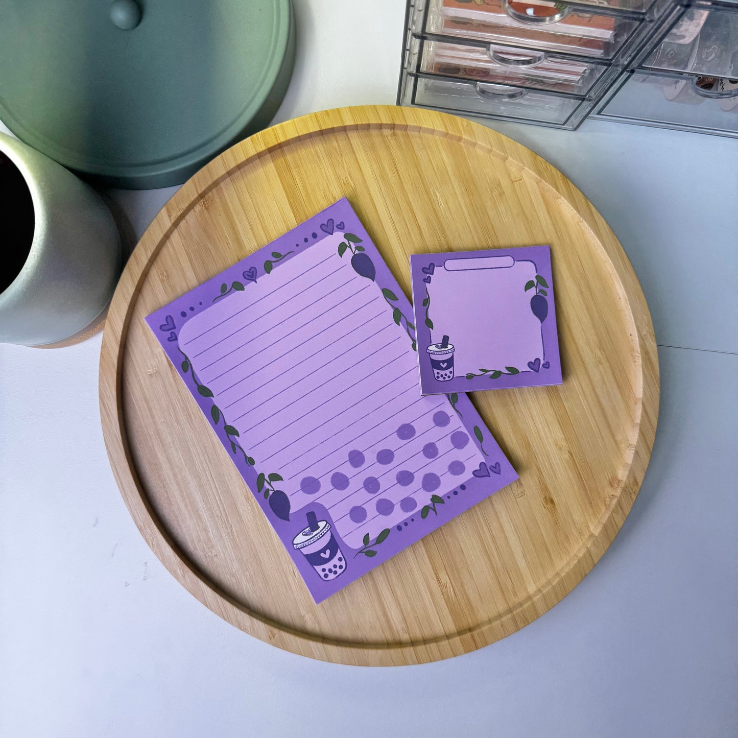 Pastel Taro Lavender Notepad