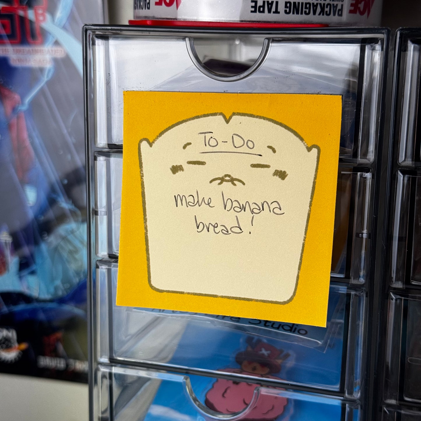 Pastel Banana Yellow Sticky Note