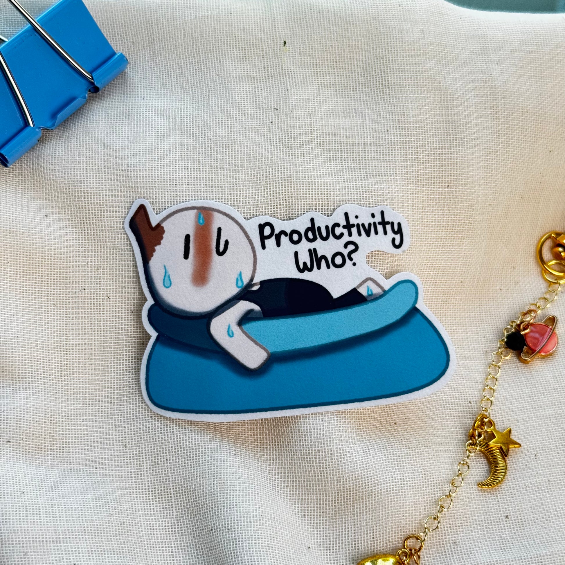 Productivity who? Die Cut Sticker
