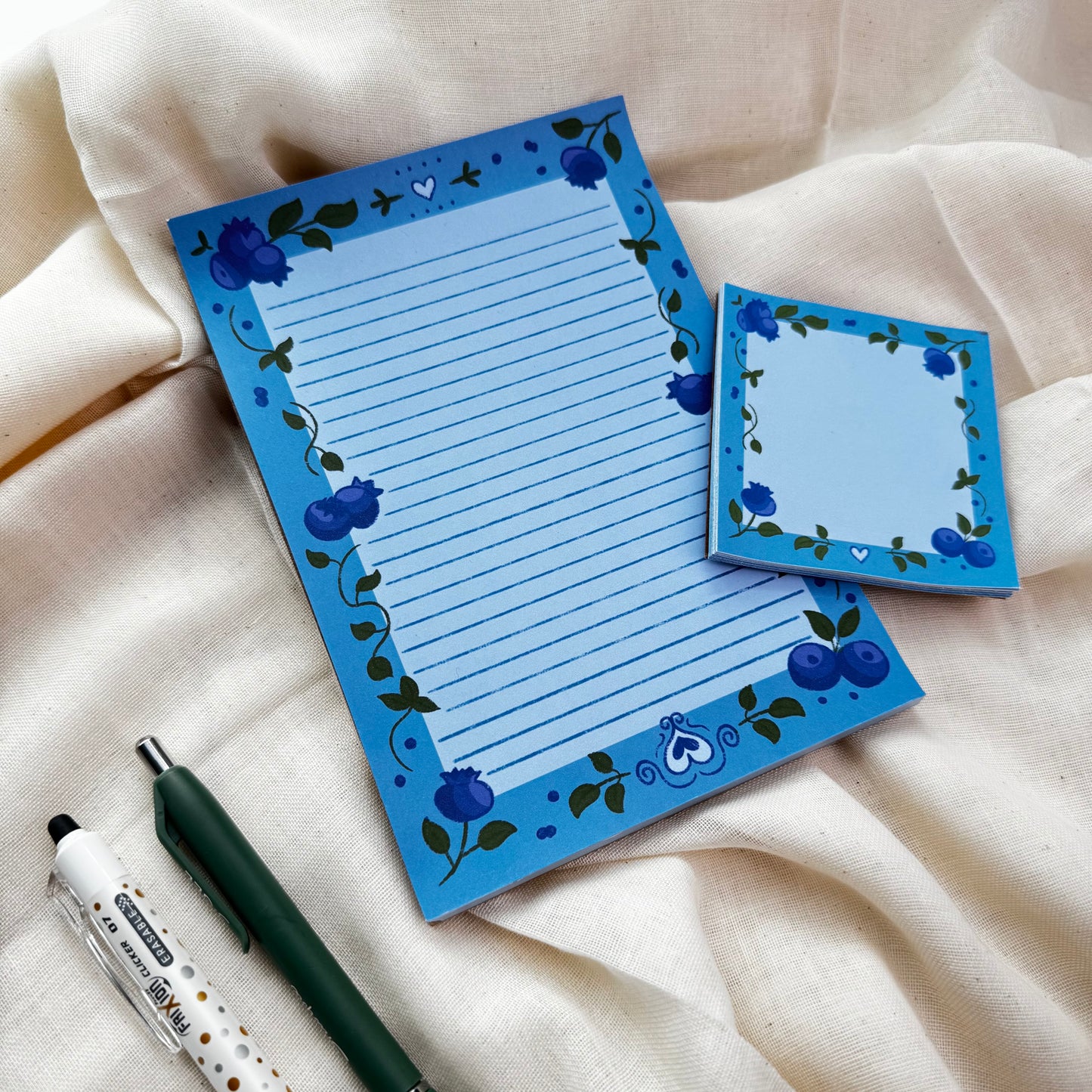 Blueberry memo Set