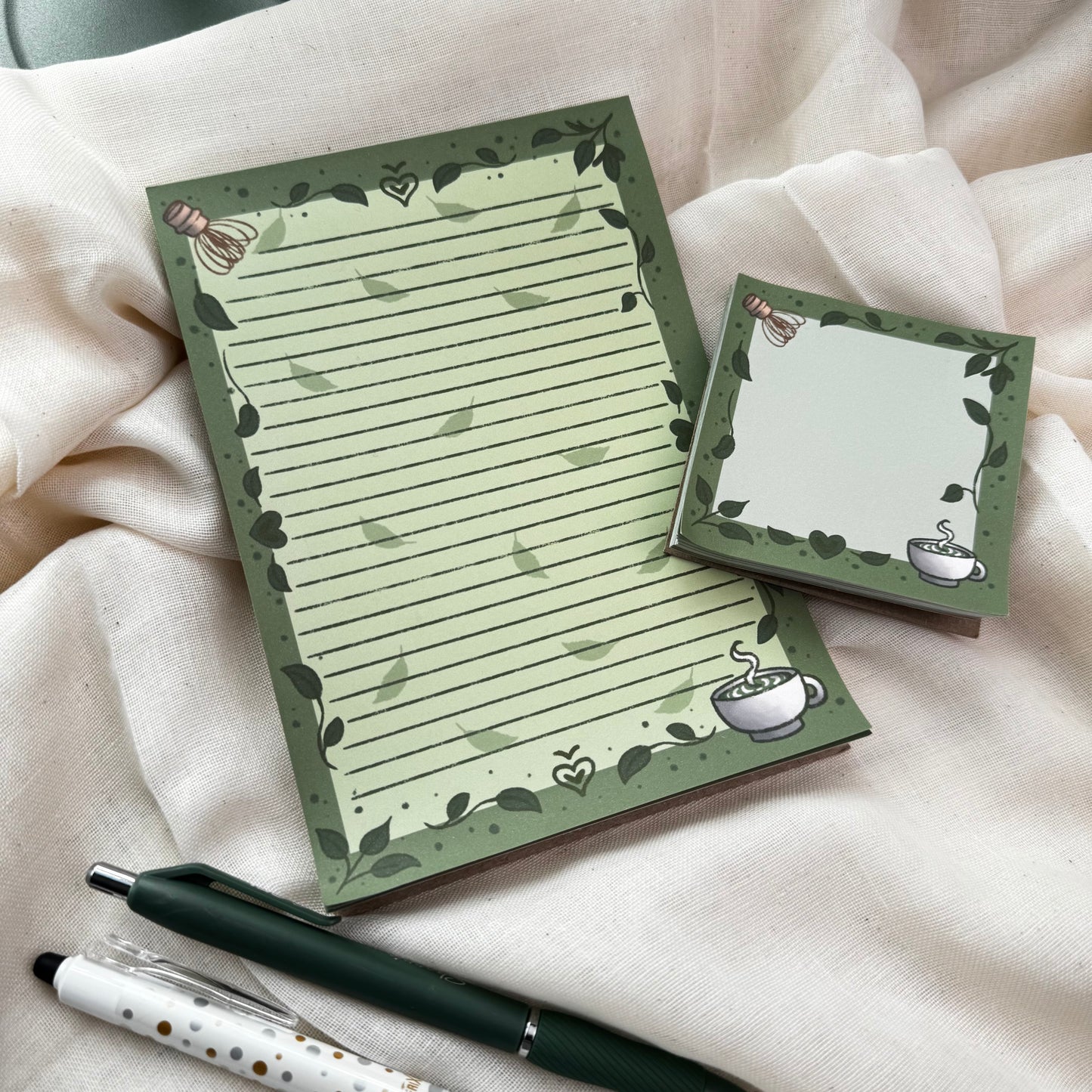 Matcha Madness Memo Set
