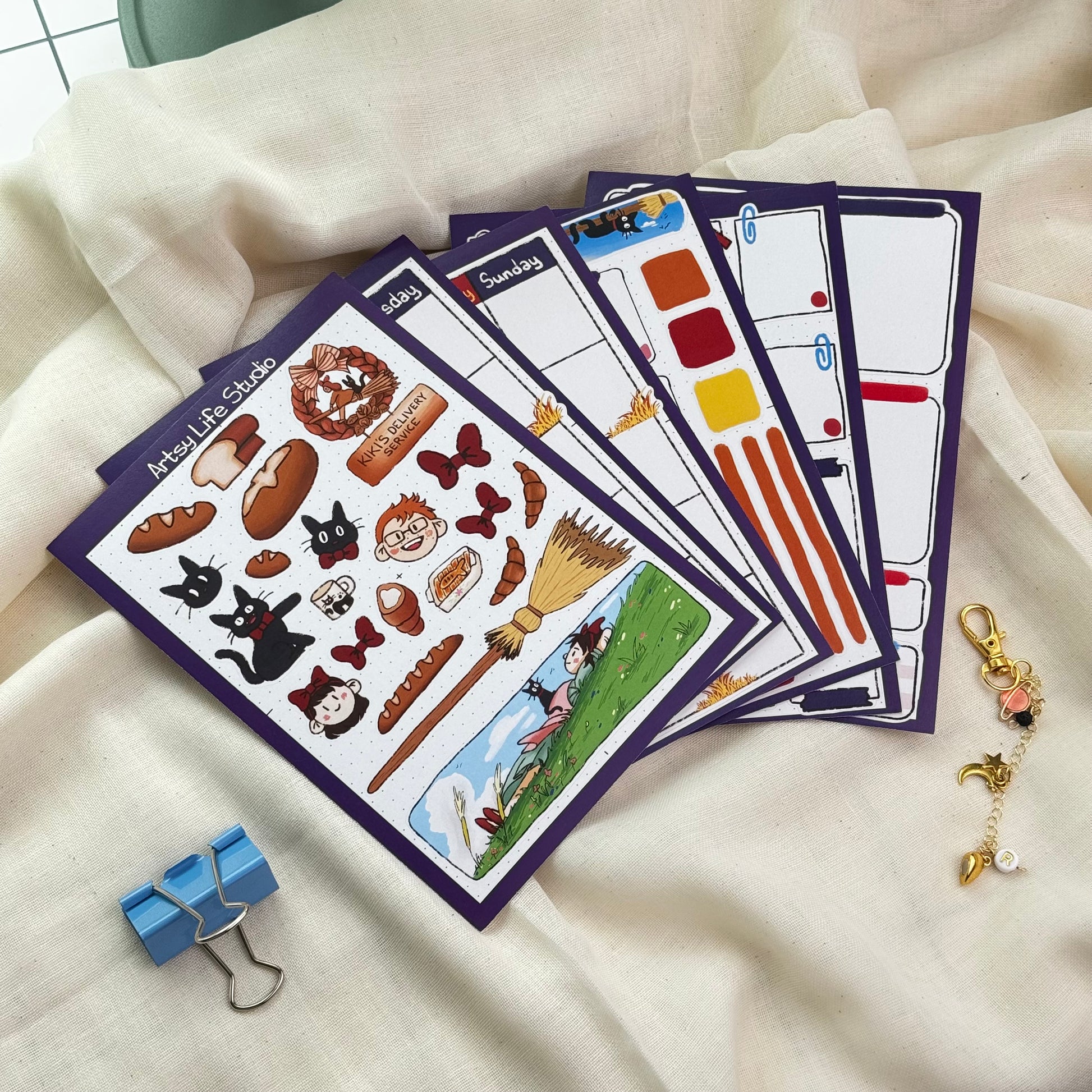 Kiki’s Delivery Service Journal Sticker Set