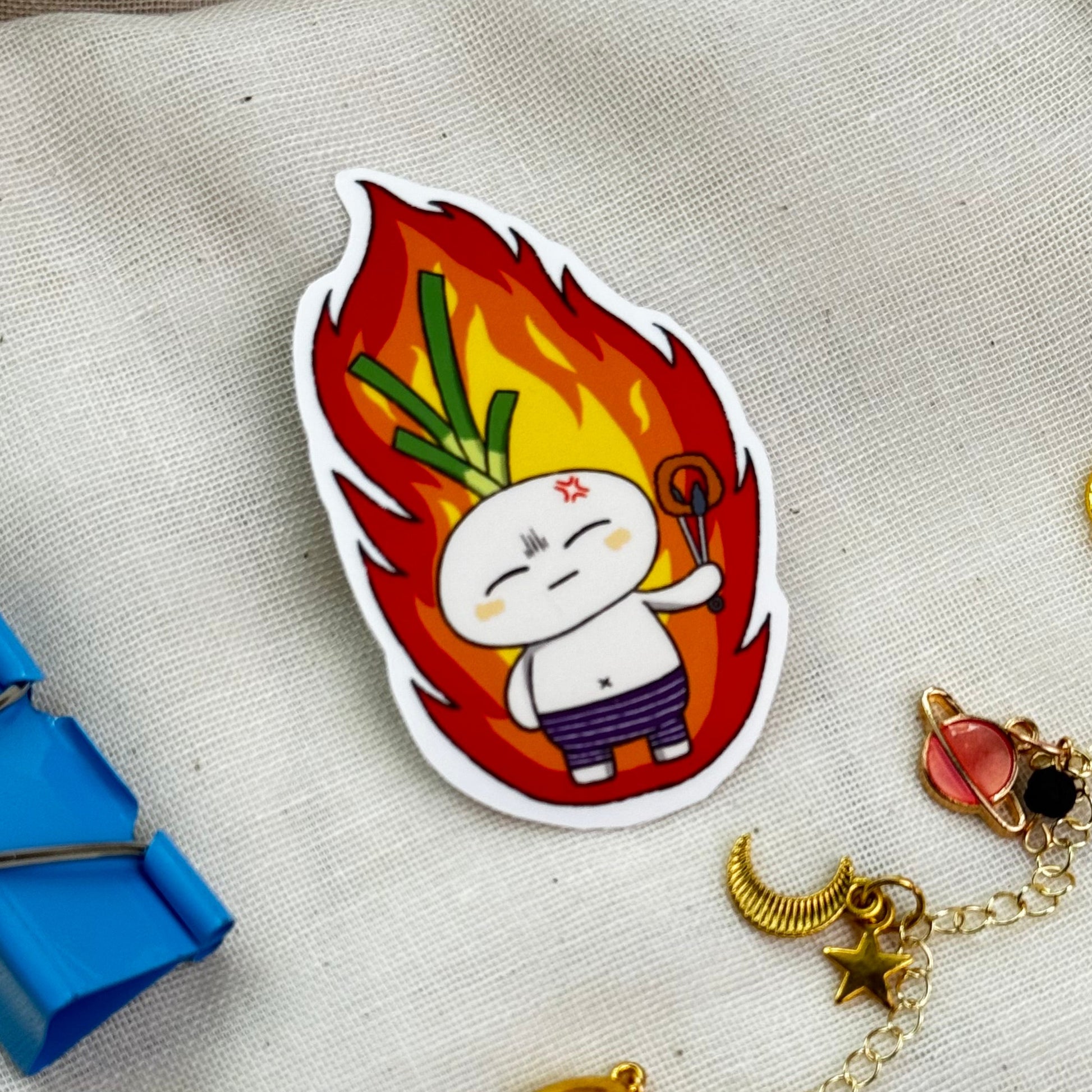 I'm Fried!? Waterproof Die-Cut Sticker