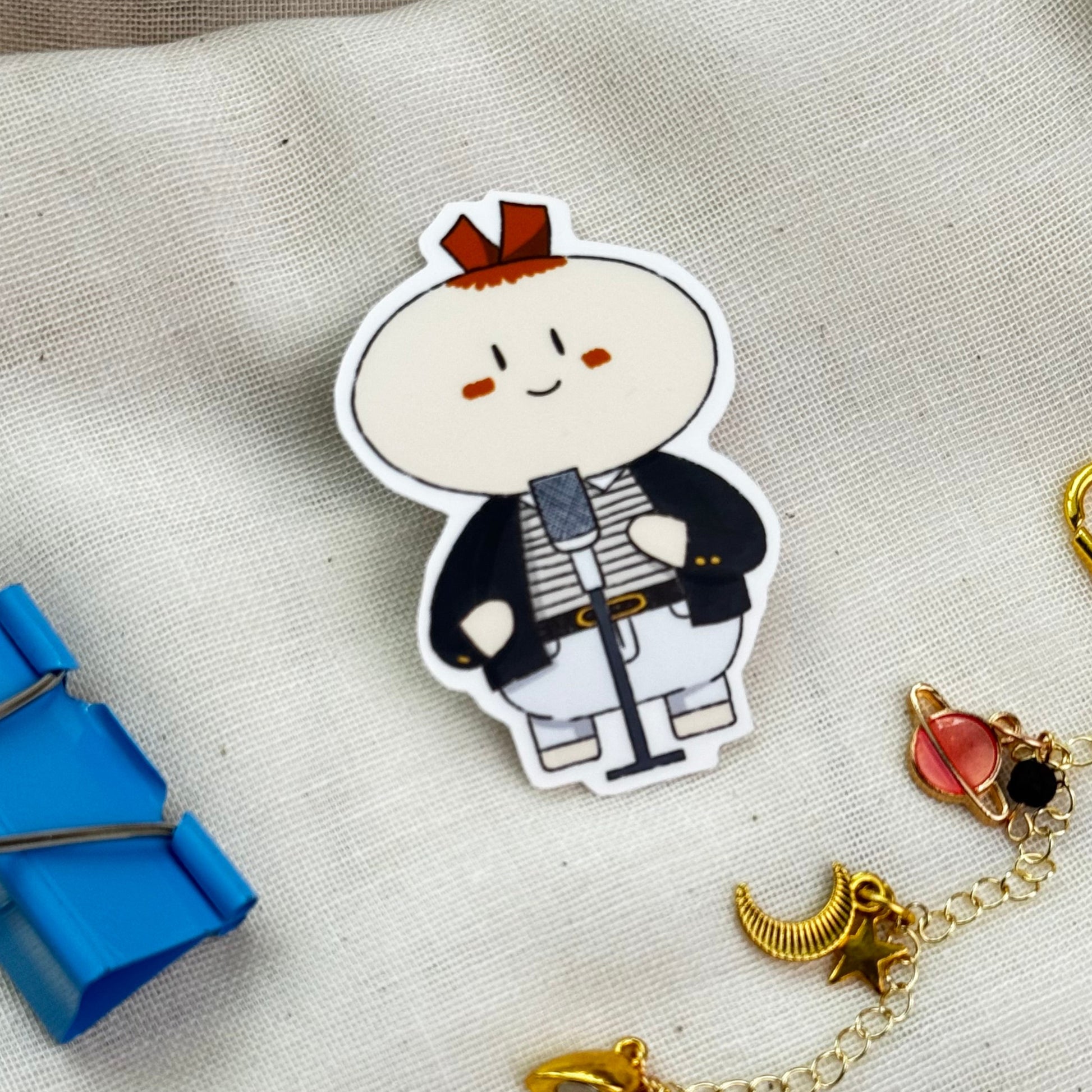 Rick Roll Cute Die Cut Waterproof Sticker