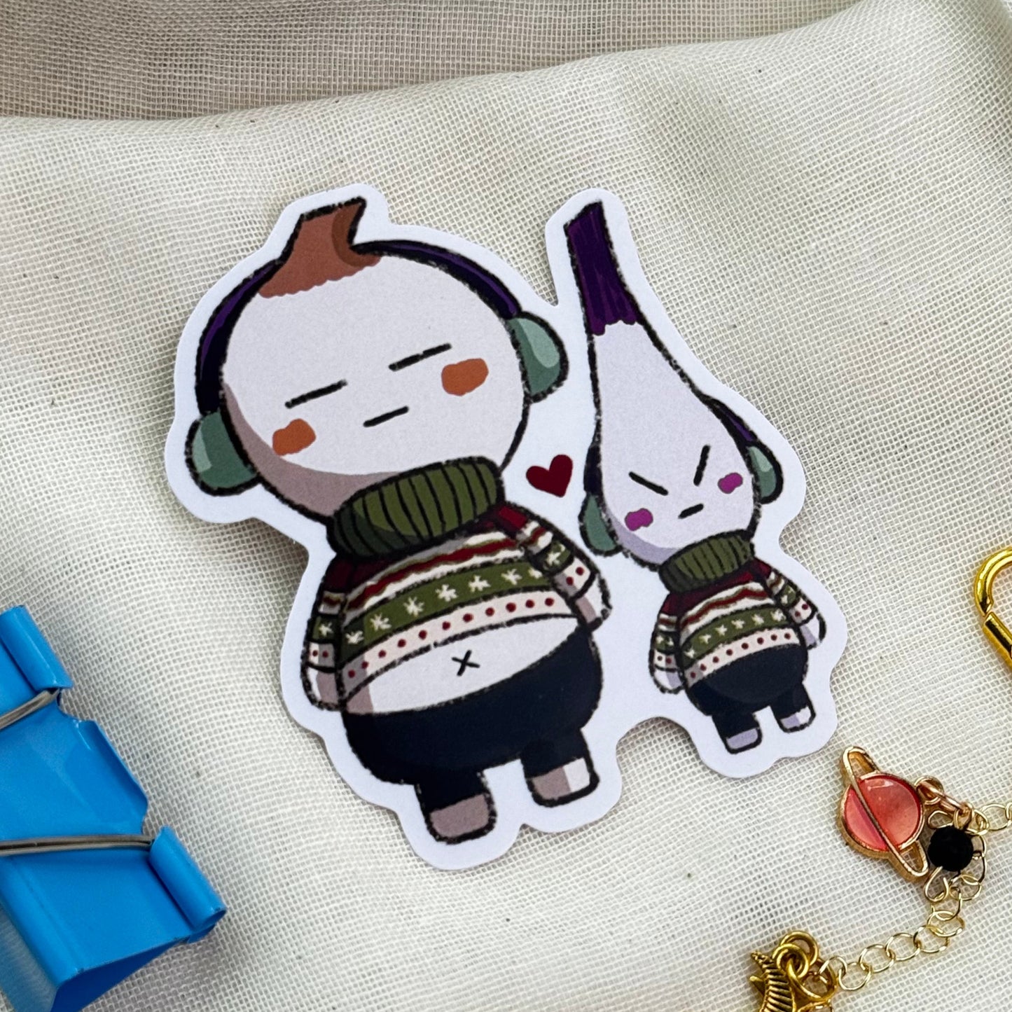 Ugly Sweaters Waterproof sticker