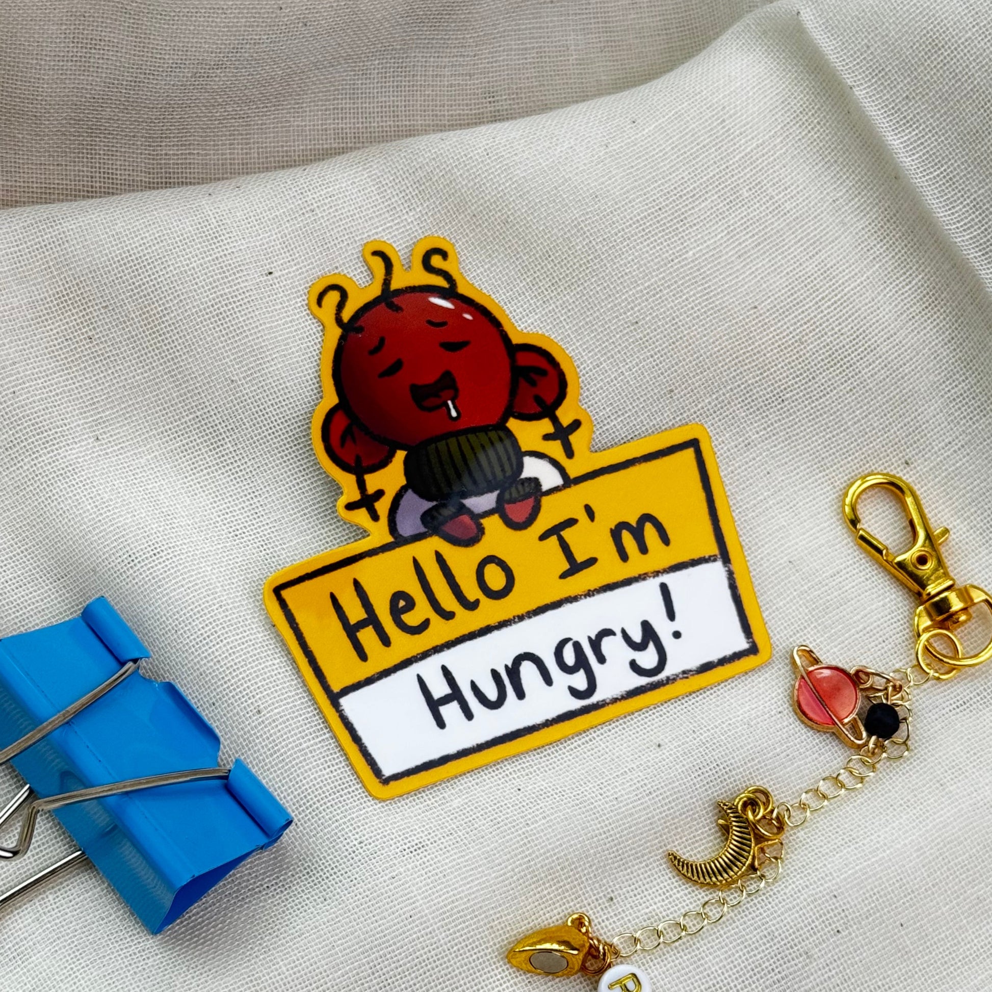 Hello I’m Hungry Waterproof Sticker