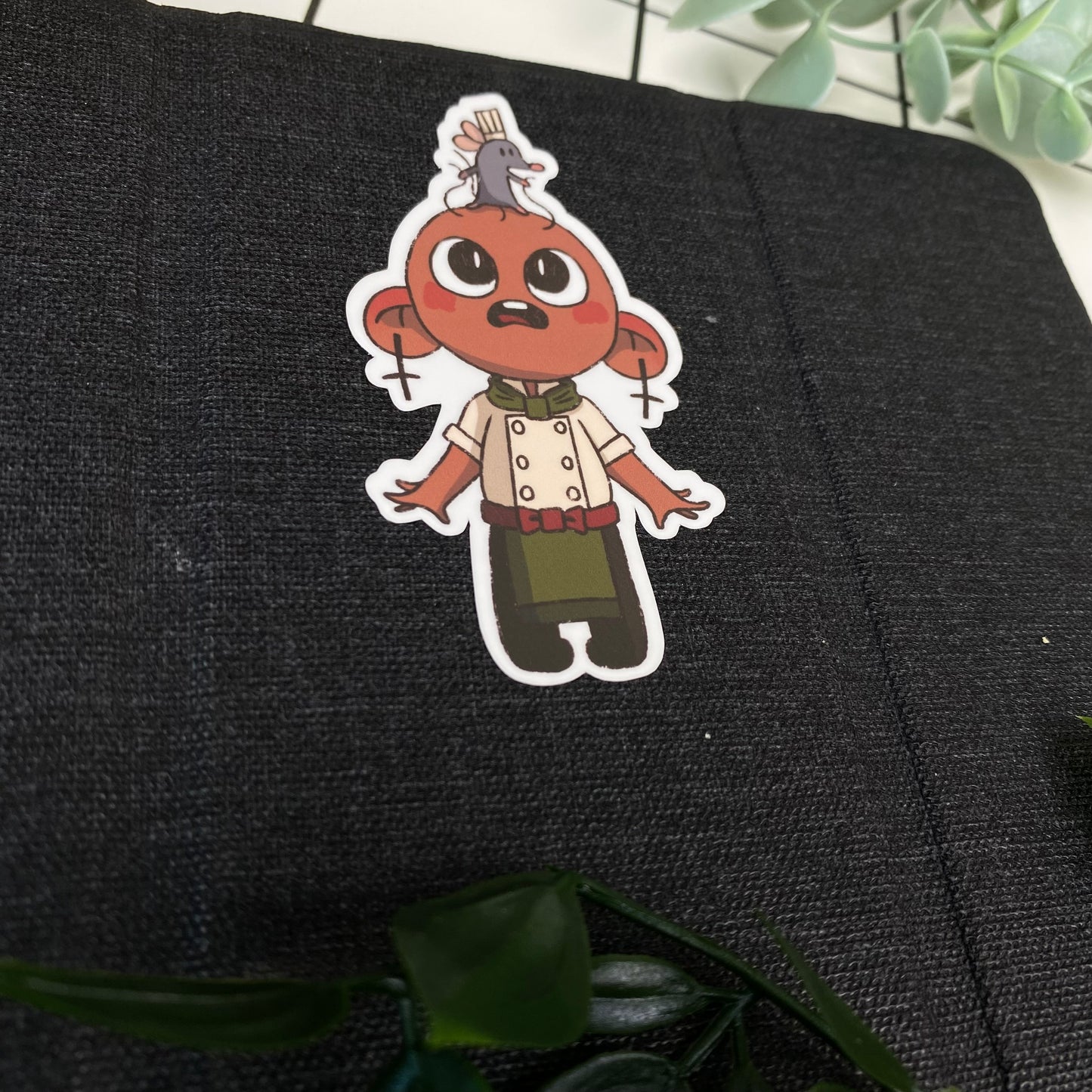 You've been Ratatouilled Cute Die Cut Waterproof Sticker in use