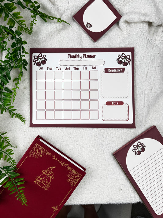 Cherry Monthly Planner