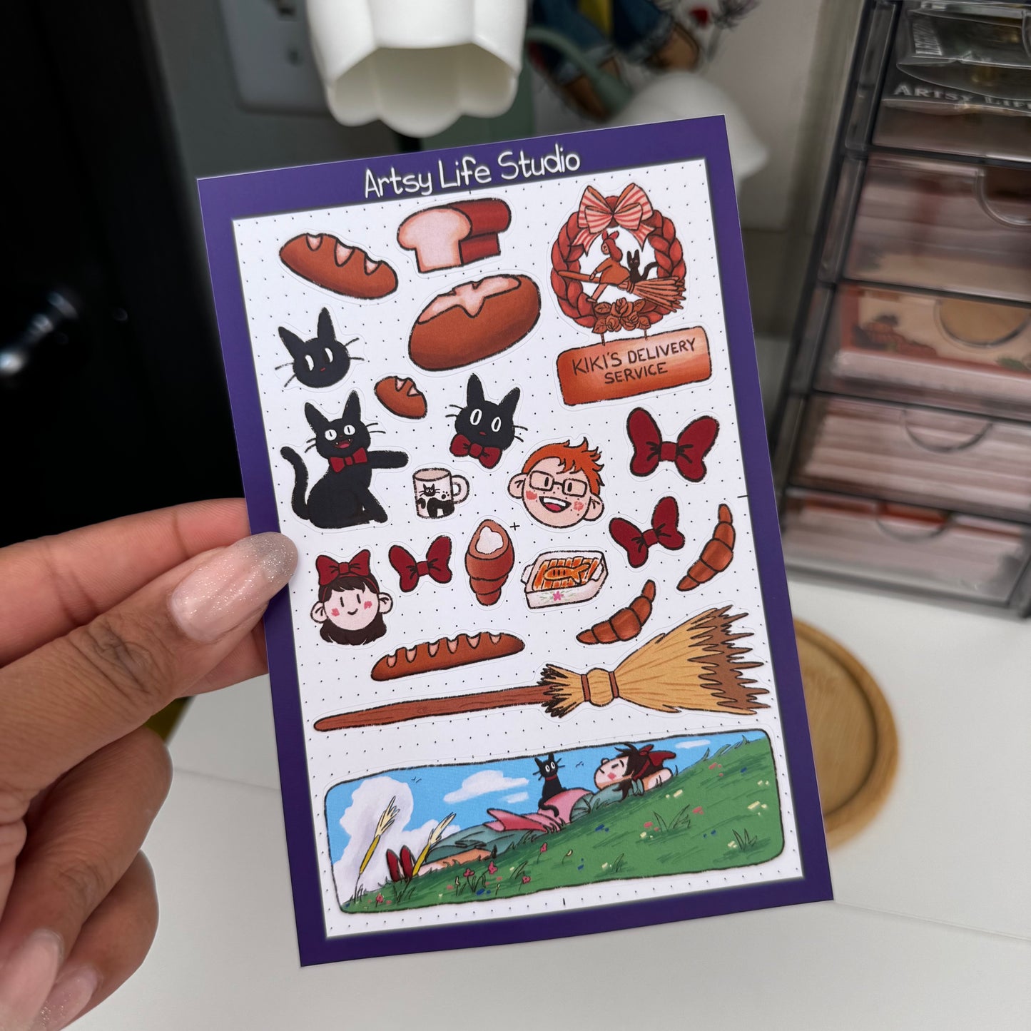 Kiki's Delivery Service Waterproof Sticker Sheets