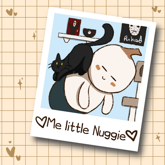 Me Little Nuggie Mini Art Print