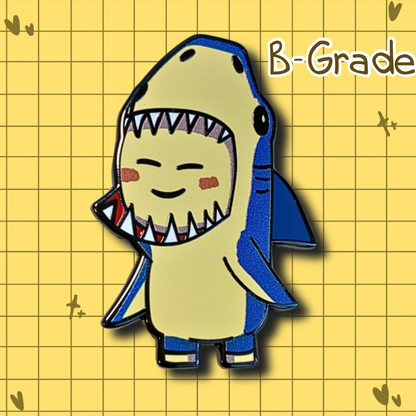 Shark Fumiko B-Grade Enamel Pin