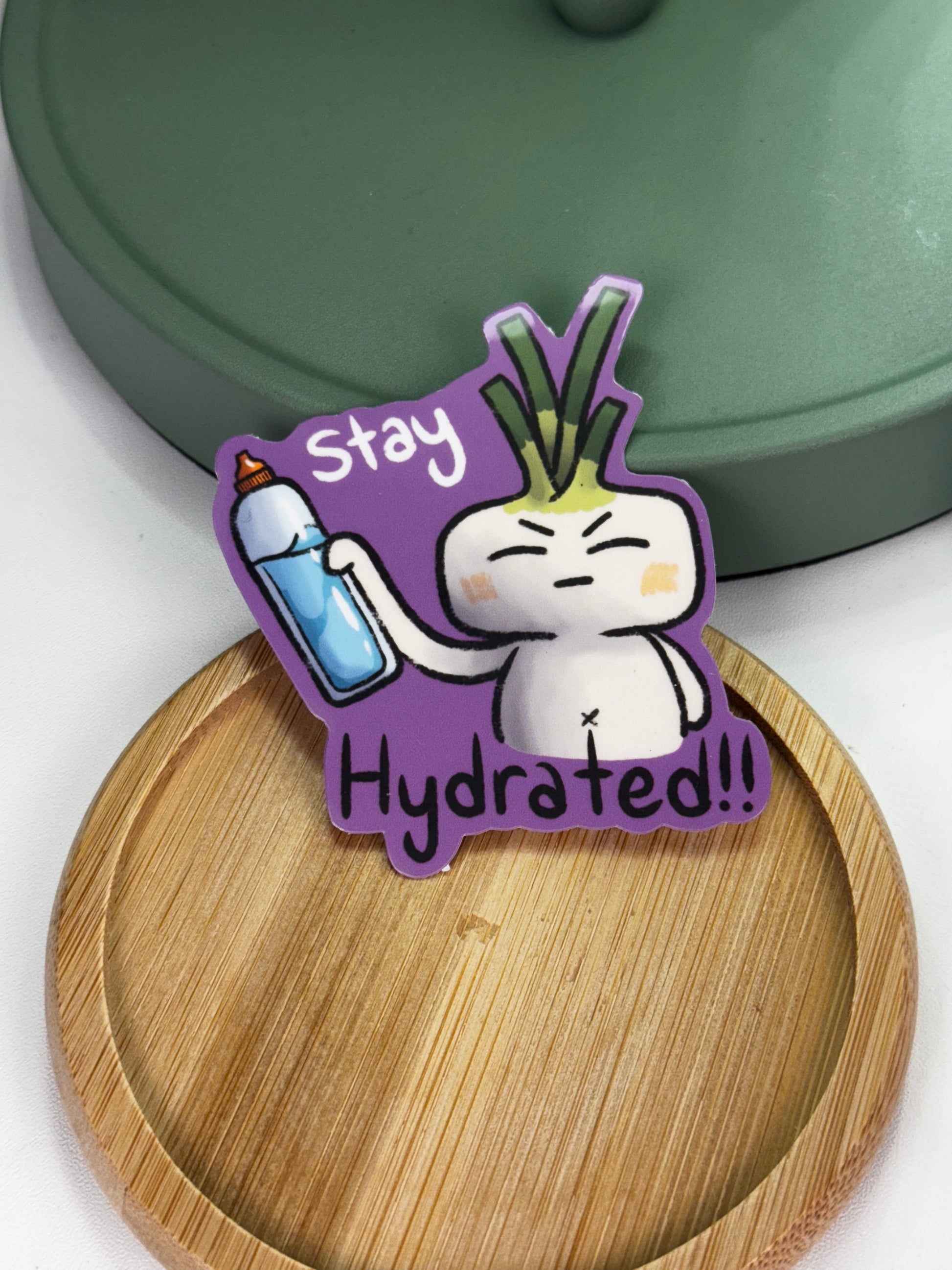 Stay Hydrated Waterproof Sticker