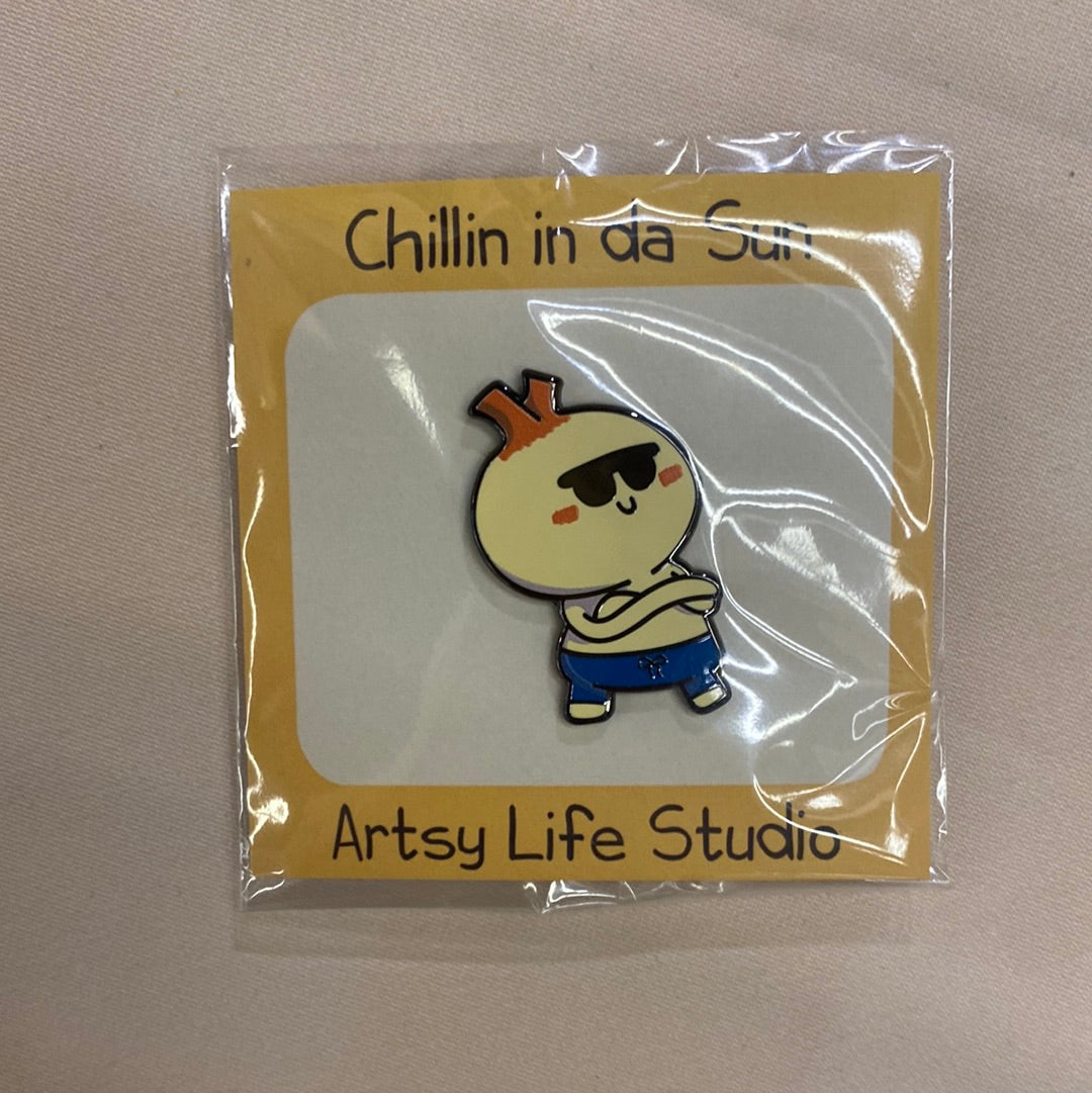 Cool Noriko A-Grade Cute Enamel Pin natural