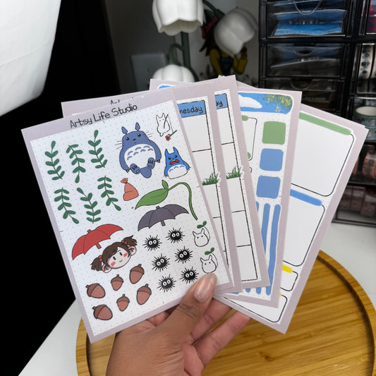 My Neighbor Totoro Planner Sticker Sheet Pack