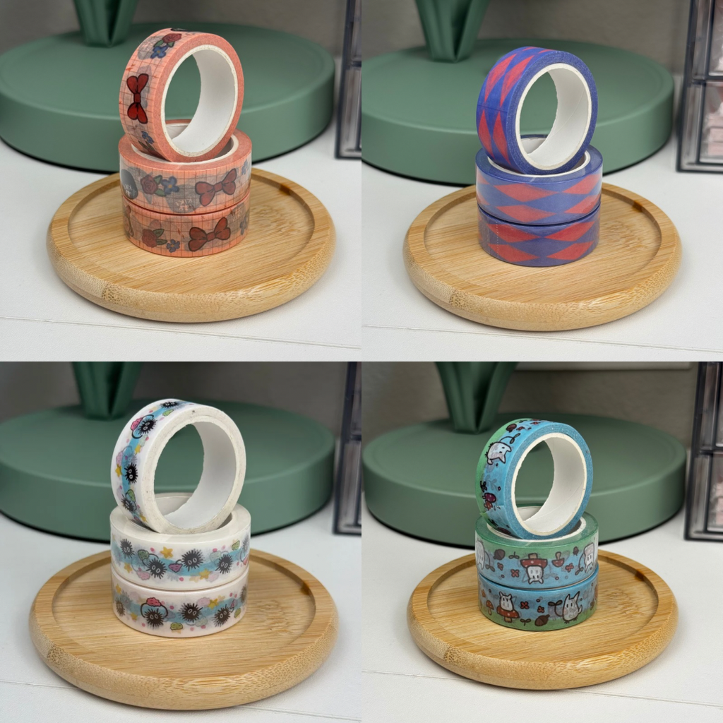 Studio Ghibli Washi Tape For Bullet Journals Set of 4