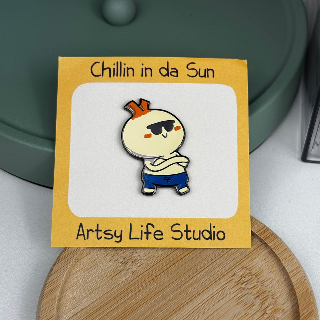 Cool Noriko Enamel Pin