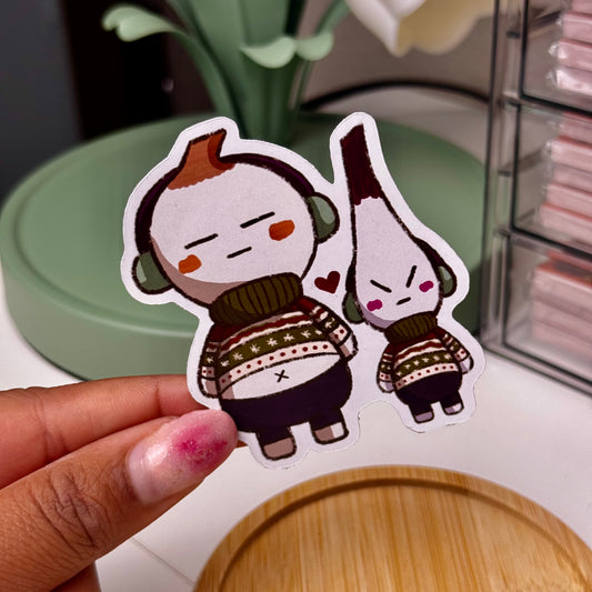 Ugly Sweaters Waterproof sticker