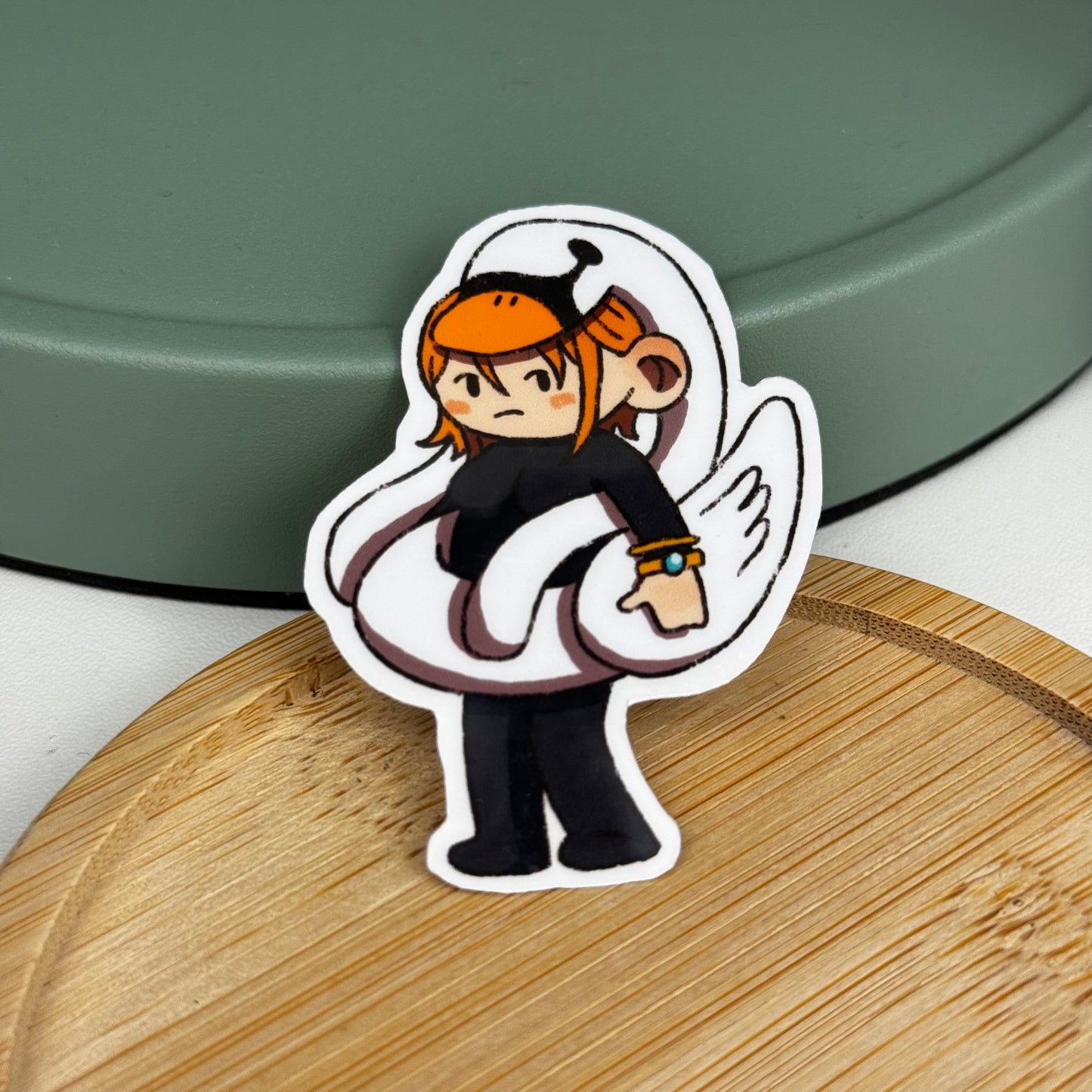 Nami Swan One Piece Fan Art Waterproof Die Cut Sticker