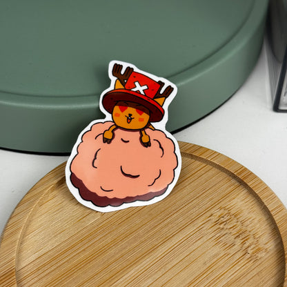 Chopper One Piece Fan Art Waterproof Die Cut Sticker