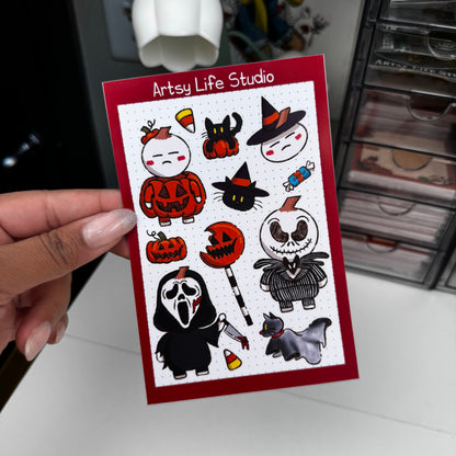 Fumiko’s Halloween Waterproof Sticker Sheet