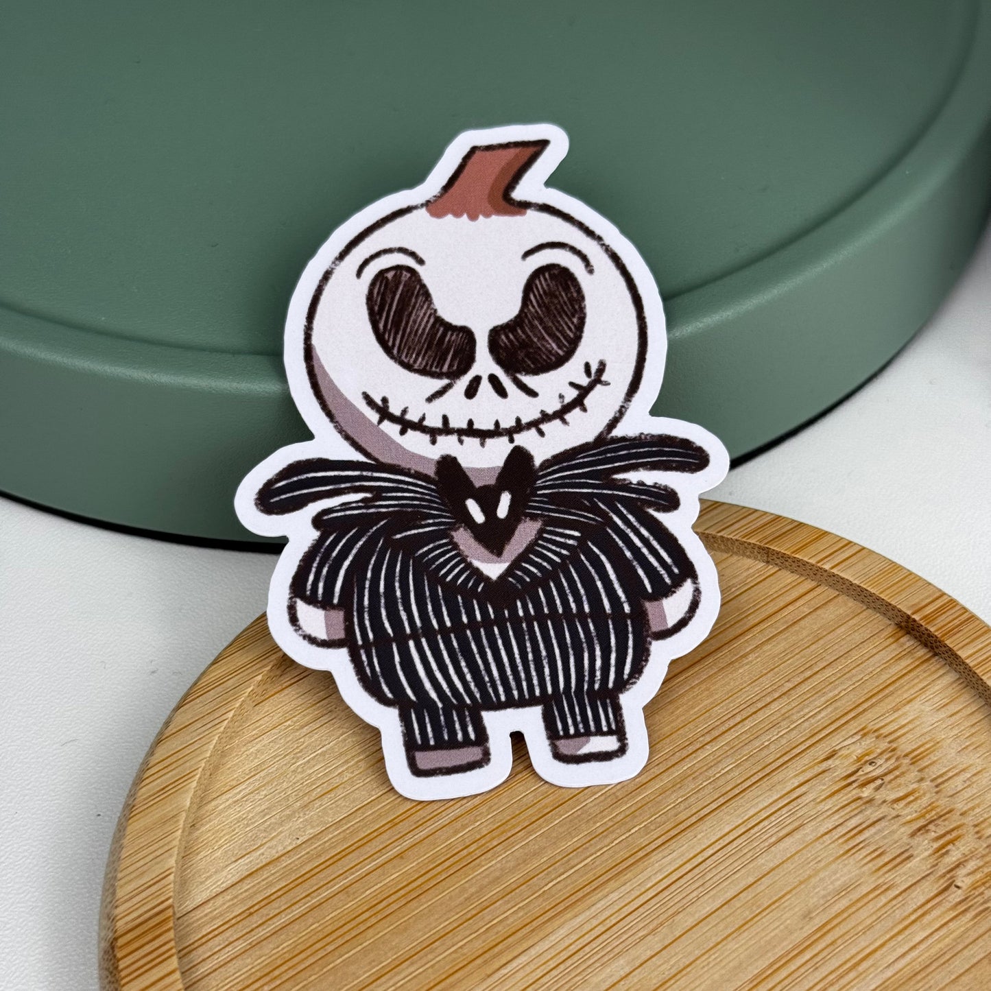 Jack Skellington Halloween Waterproof Die-Cut Sticker