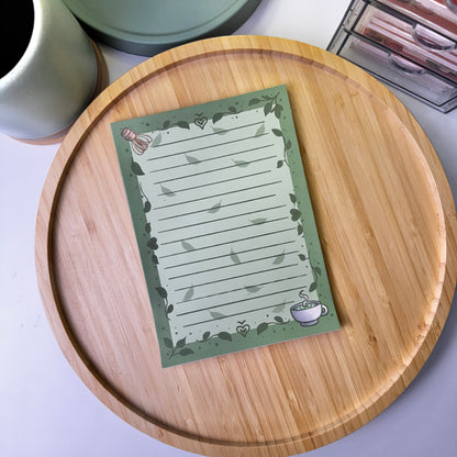 Pastel Matcha Green Notepad