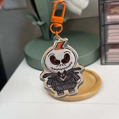 Jack Skellington Halloween Acrylic Keychain