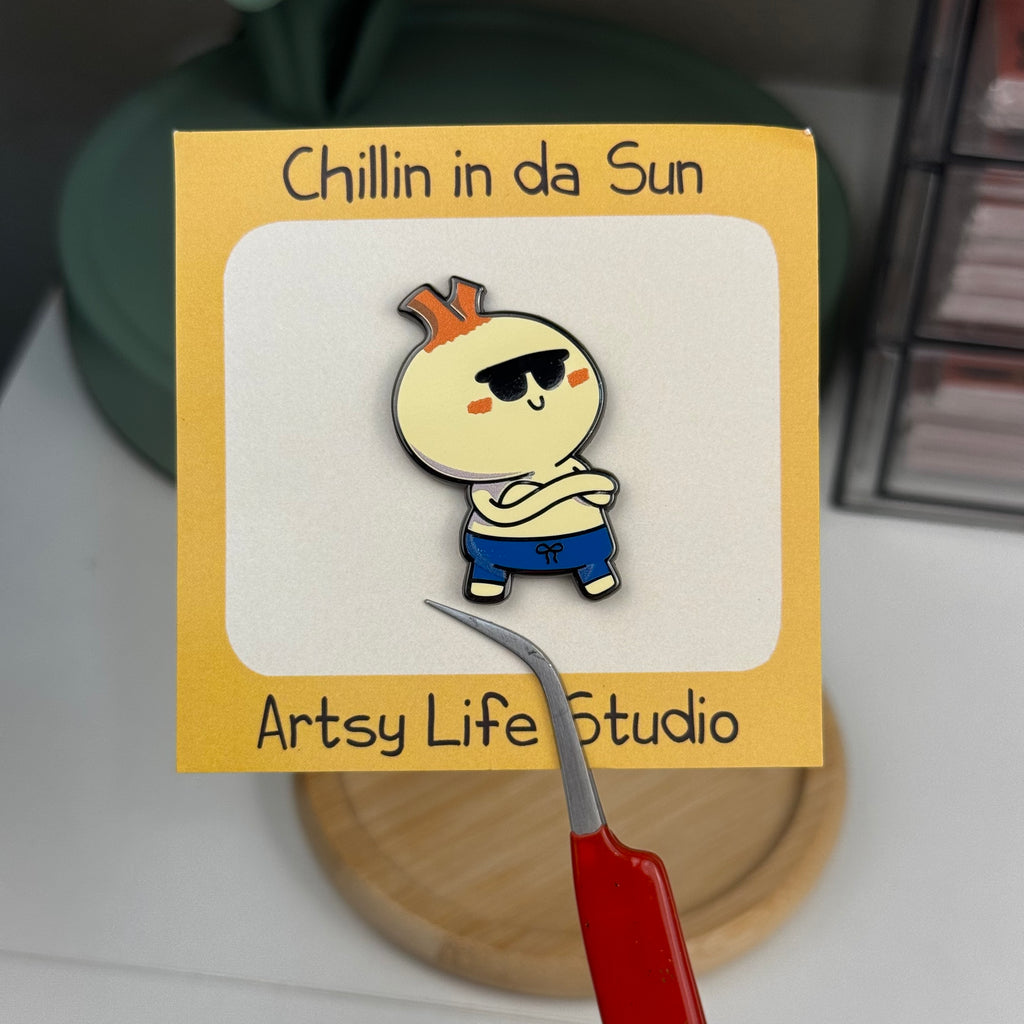 Cool Noriko Enamel Pin