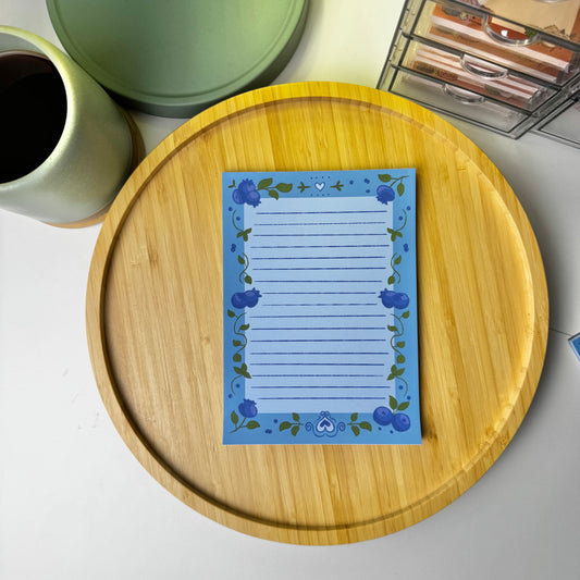 Pastel Blueberry Notepad