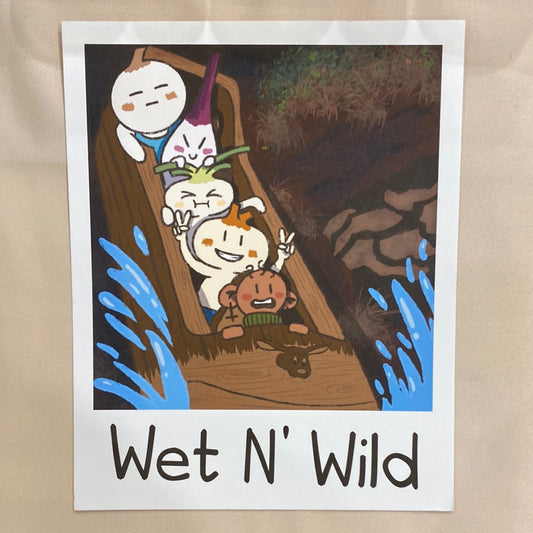 Wet N' Wild Large Art Print