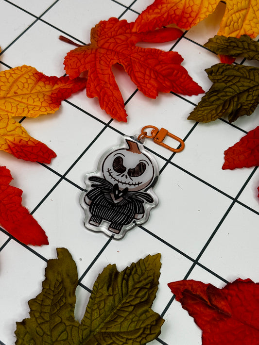 Jack Skellington Halloween Acrylic Keychain