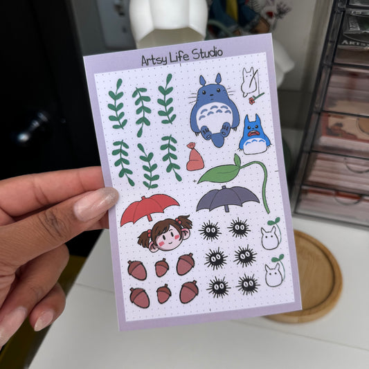 My Neighbor Totoro Waterproof Sticker Sheets