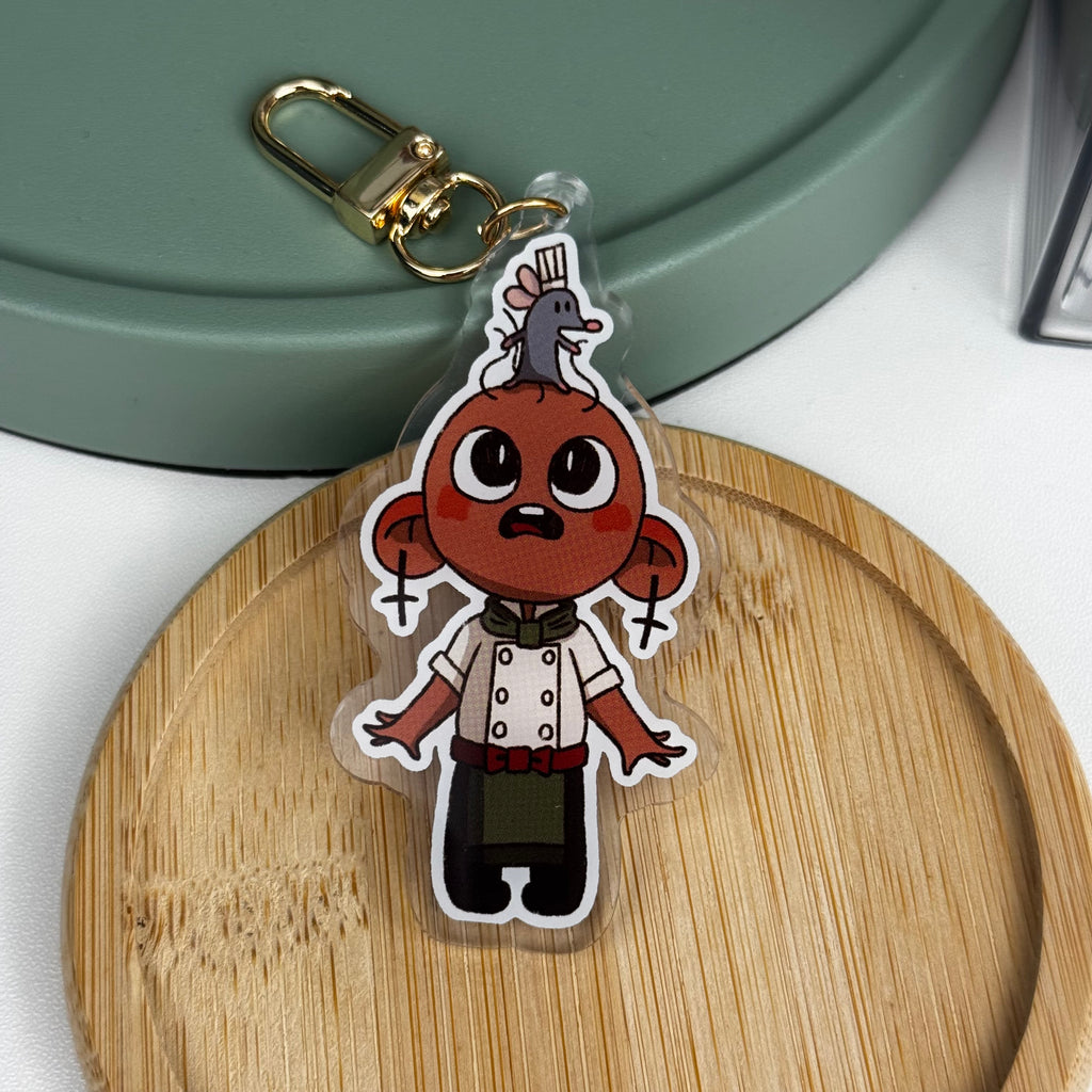 Wanna Cook Acrylic Keychain