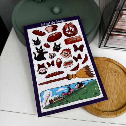 Kiki's Delivery Service Waterproof Sticker Sheets