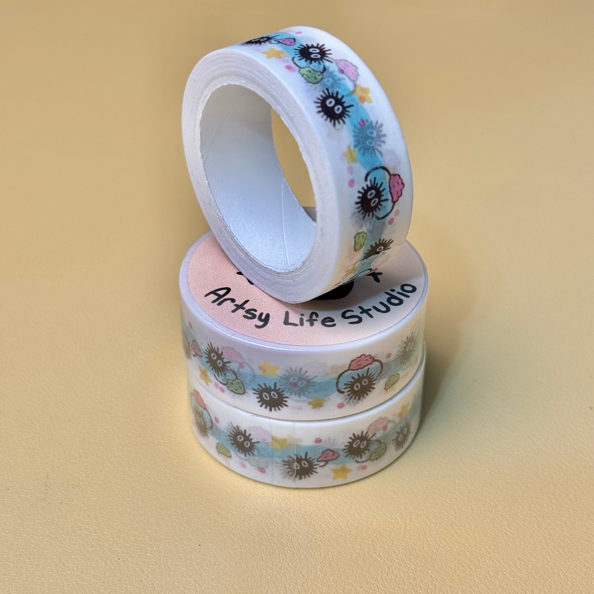 Studio Ghibli Washi Tape For Bullet Journals stationary supplies white