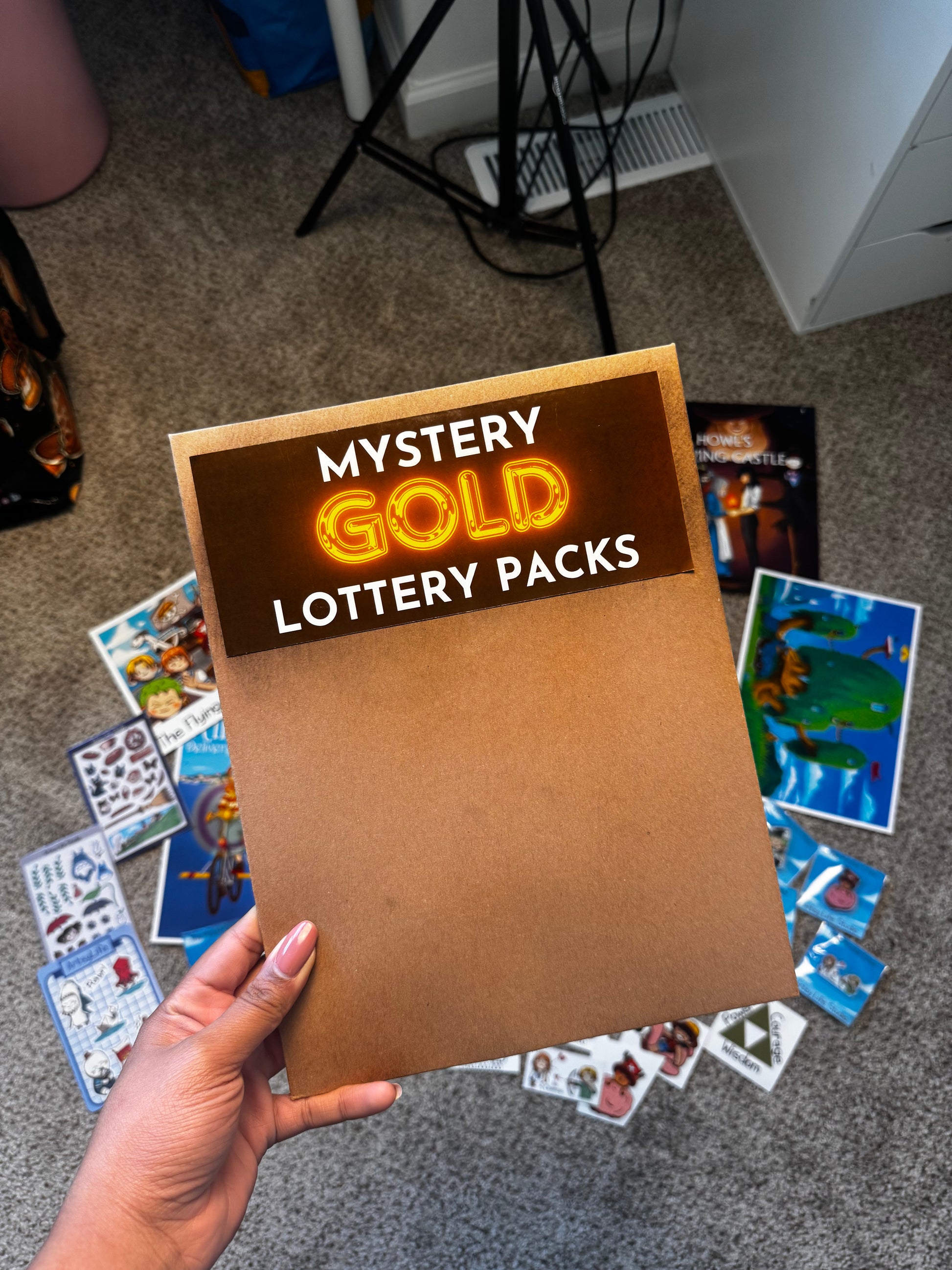 Mystery gold lottery pack