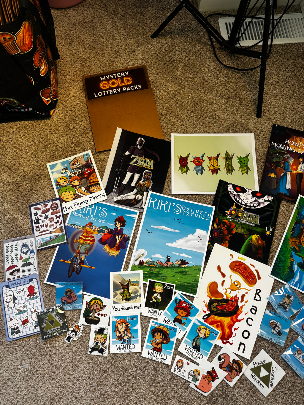 Mystery gold lottery pack