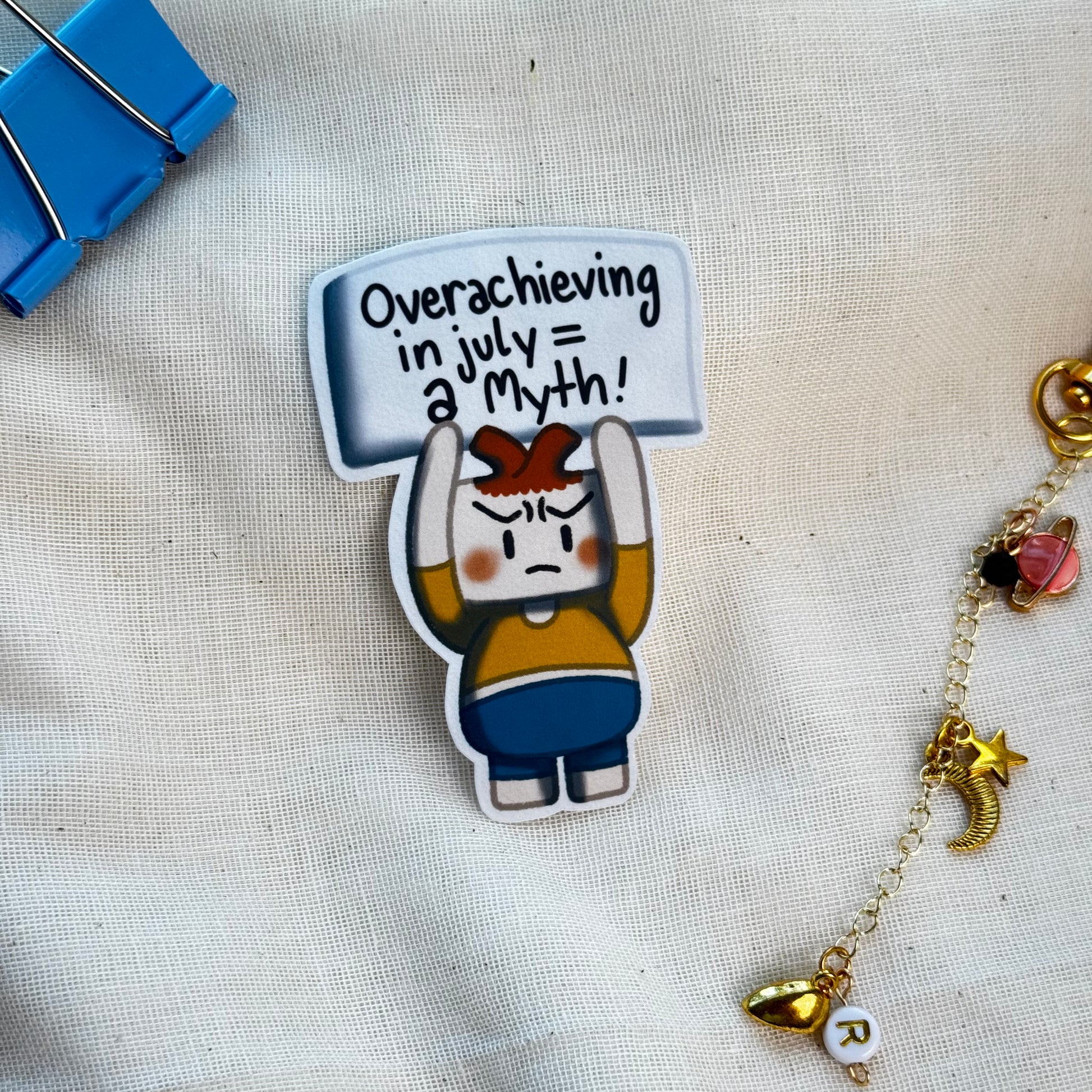 Overachieving in July = a myth