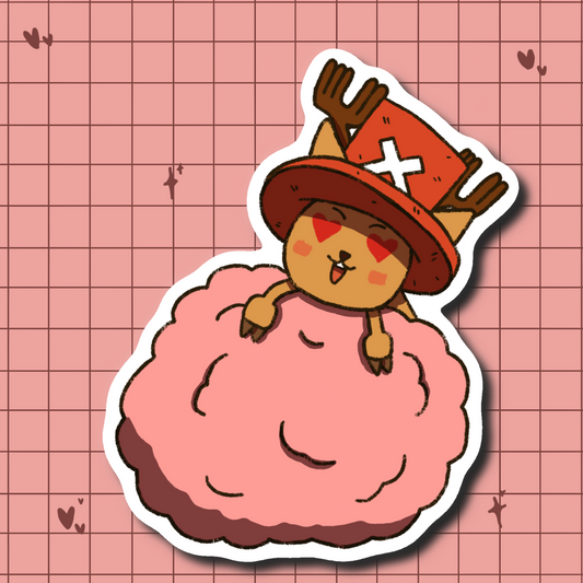 Chopper One Piece Fan Art Waterproof Die Cut Sticker