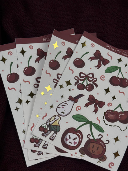 Rika Cherry Sticker Sheet