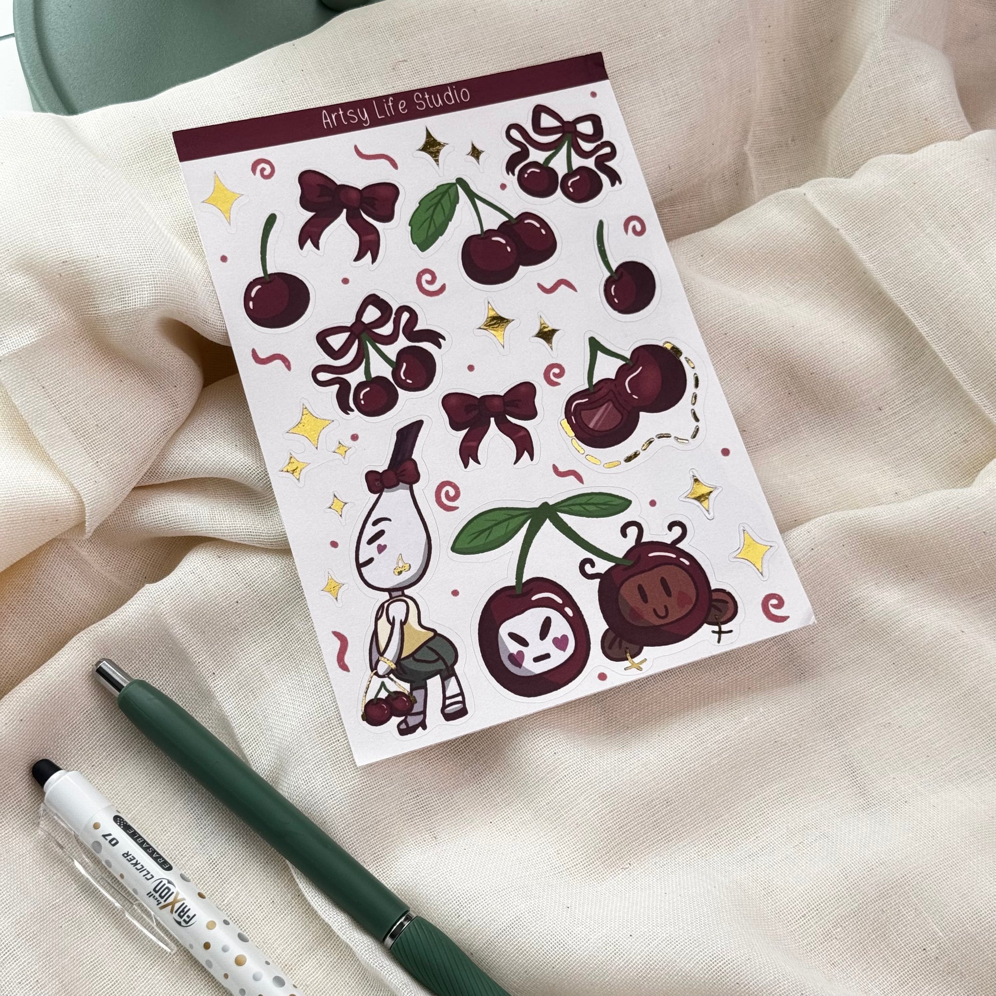 Rika Cherry Sticker Sheet