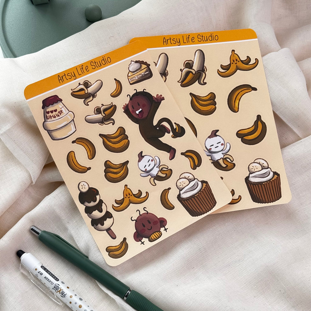 Banana Craze Sticker Sheet
