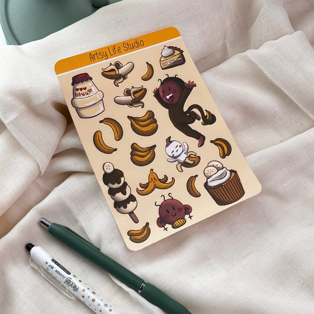 Banana Craze Sticker Sheet