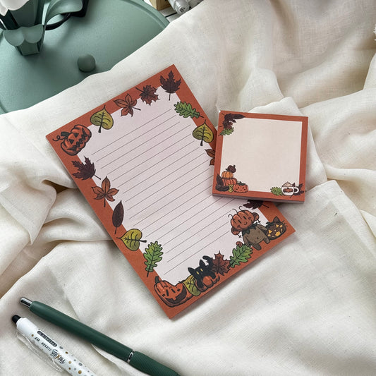 Autumn Leaves memo Set