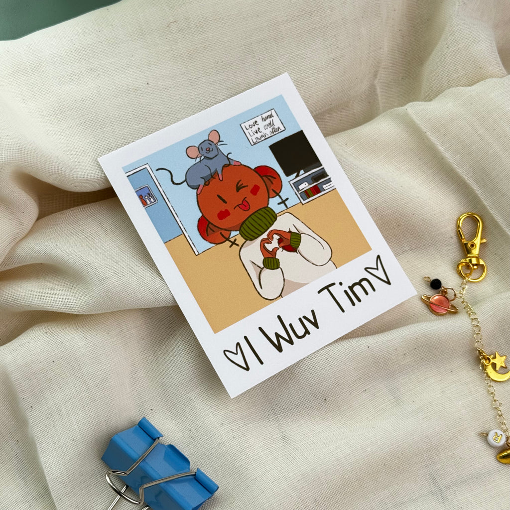 I Wuv Tim Mini Art Print