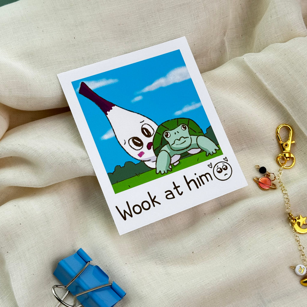 Wook at Him Mini Art Print